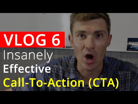 Insanely Effective Call-To-Action Formula (CTA) For Video Marketing - VLOG 6