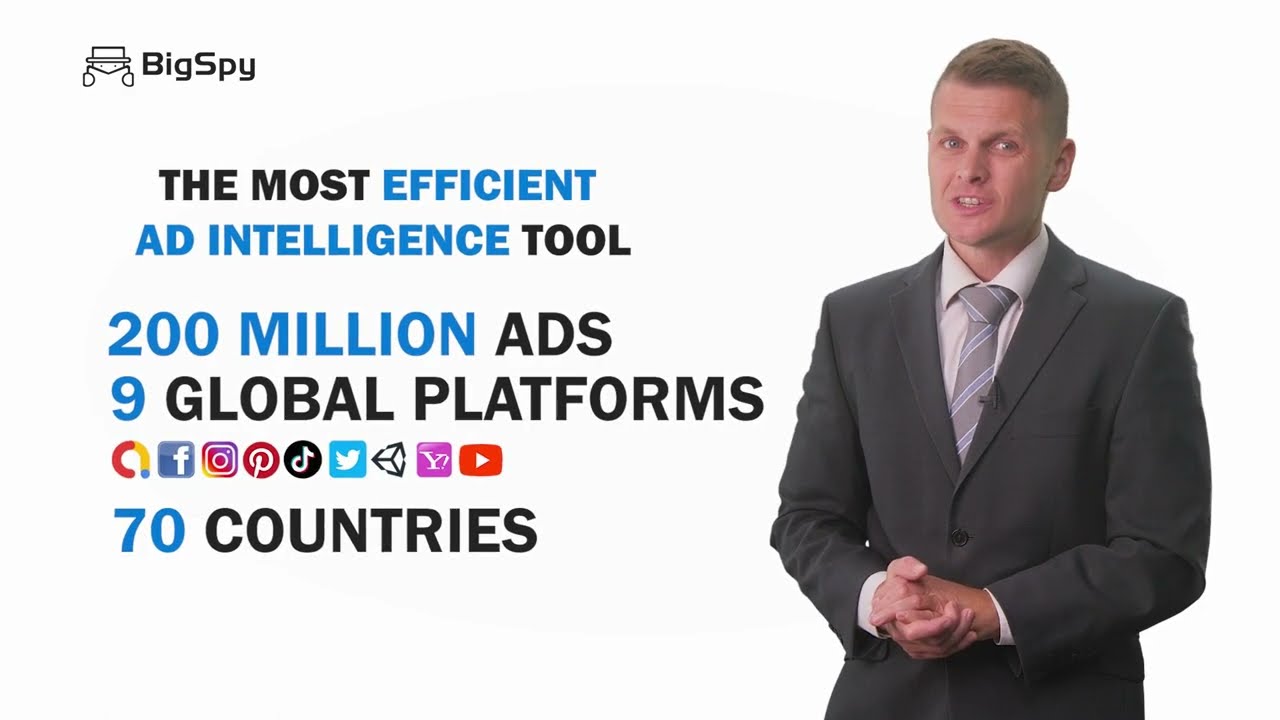 BigSpy - #1 Ad Spy Tool | Facebook Ads, TikTok Ads, Google Ads, YouTube Ads, Instagram Ads