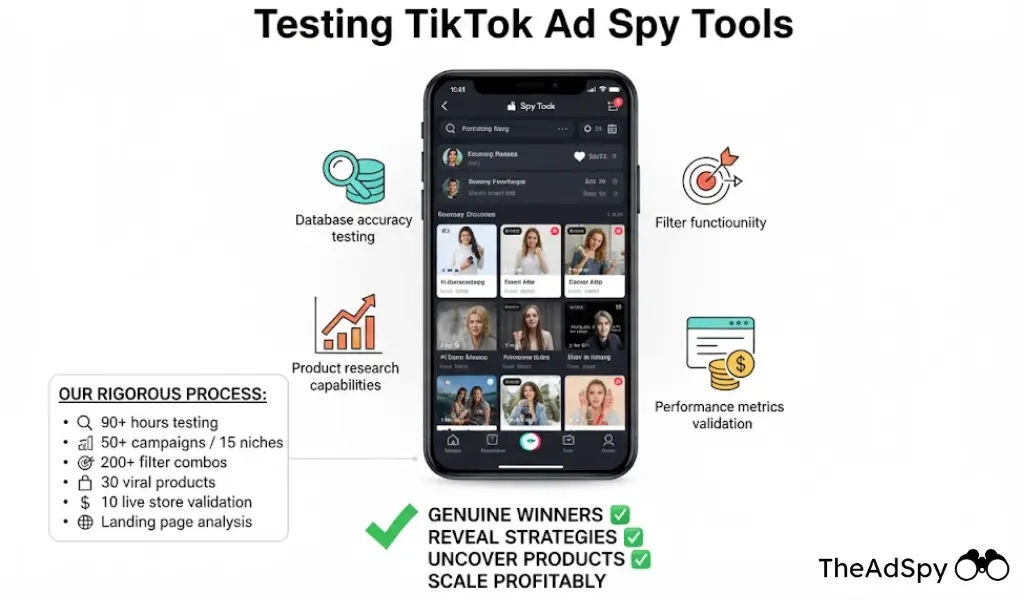 Testing TikTok Ad Spy Tools